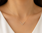Timeless Elegance of Diamond V Necklaces | Jewellverra ✨