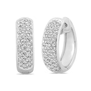 Diamond Hoop Earrings