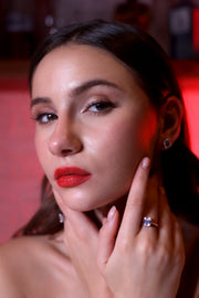 Emerald Cut Diamond Gold Ring | Classic Gold Engagement Ring | JewelVerra