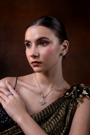 Floral Diamond Stud Earrings in Yellow Gold – Elegant Everyday Sparkle | JewelVerra