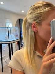 Petite Diamond Huggie Earrings | Jewelverra