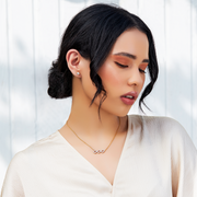 Classic Bloom Diamond Pendant – Elegant White Gold Necklace | JewelVerra