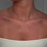 0.10 ct Round Diamond Floating Necklace