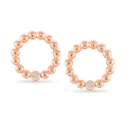 Hidden Gem Circle Earring