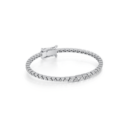 Triangle Diamond Bracelet for Women – Pyramid White Gold Bracelet | JewelVerra
