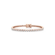 Diamond Tennis Bracelet in Yellow Gold – Classic Round Cut | JewelVerra
