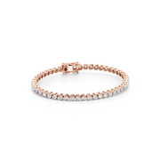 Diamond Tennis Bracelet in Yellow Gold – Classic Round Cut | JewelVerra