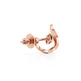 White Gold Leaf Diamond Earrings – Nature Inspired Elegant Studs | JewelVerra