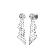 Modern Bloom Studs – Sleek Rose Gold with Certified Diamonds | JewelVerra