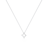 Elegant Loop Pendant – Stylish White Gold Statement Jewelry | JewelVerra