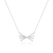 Elegant Loop Pendant – Stylish White Gold Statement Jewelry | JewelVerra