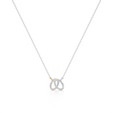 Classic Bloom Diamond Pendant – Elegant White Gold Necklace | JewelVerra
