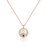 Elegant Loop Pendant – Stylish White Gold Statement Jewelry | JewelVerra