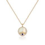 Elegant Loop Pendant – Stylish White Gold Statement Jewelry | JewelVerra
