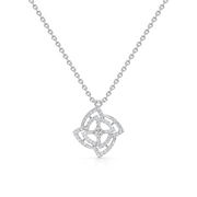 Elegant Loop Pendant – Stylish White Gold Statement Jewelry | JewelVerra