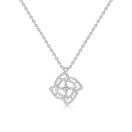 Elegant Loop Pendant – Stylish White Gold Statement Jewelry | JewelVerra