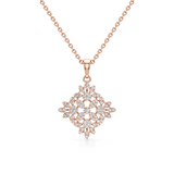Luxury Spark Diamond Earrings – Fine Jewelry in Rose Gold | JewelVerra
