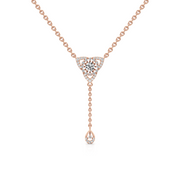 Classic Bloom Diamond Pendant – Elegant White Gold Necklace | JewelVerra