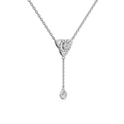Classic Bloom Diamond Pendant – Elegant White Gold Necklace | JewelVerra