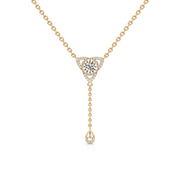 Classic Bloom Diamond Pendant – Elegant White Gold Necklace | JewelVerra