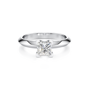 Princess Cut Diamond Gold Ring | Elegant Gold Engagement Ring | JewelVerra