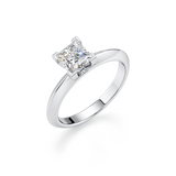 Princess Cut Diamond Gold Ring | Elegant Gold Engagement Ring | JewelVerra