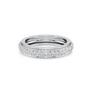 Gold Diamond Eternity Ring | Full Circle Diamond Design | JewelVerra