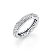 Gold Diamond Eternity Ring | Full Circle Diamond Design | JewelVerra