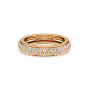 Gold Diamond Eternity Ring | Full Circle Diamond Design | JewelVerra
