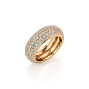 Classic Bloom Diamond Pendant – Elegant White Gold Necklace | JewelVerra