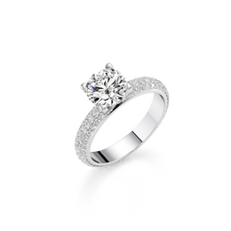 Luxury Spark Diamond Earrings – Fine Jewelry in Rose Gold | JewelVerra