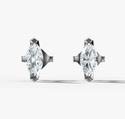 Marquise Diamond Stud Earrings | Jewelverra