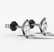 Marquise Diamond Stud Earrings | Jewelverra