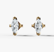 Marquise Diamond Stud Earrings | Jewelverra