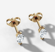 Marquise Diamond Stud Earrings | Jewelverra