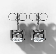 Oval Diamond Stud Earrings | Jewelverra