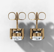 Oval Diamond Stud Earrings | Jewelverra
