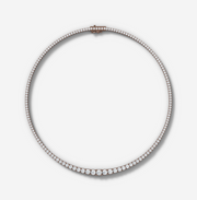 Graduated Diamond Tennis Necklace | Jewelverra