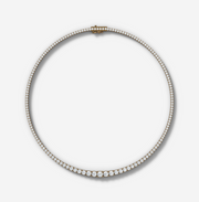 Graduated Diamond Tennis Necklace | Jewelverra