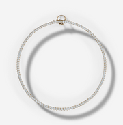 Three Prong Graduated Diamond Tennis Necklace | Jewelverra