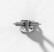 Three Prong Round Diamond Necklace | Jewelverra
