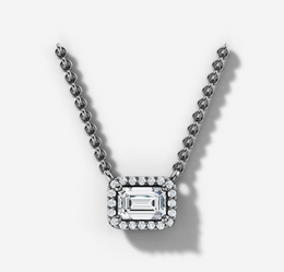 Emerald Diamond Necklace | Jewelverra