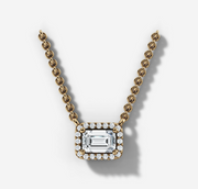 Emerald Diamond Necklace | Jewelverra