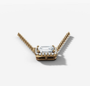 Emerald Diamond Necklace | Jewelverra