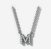 Custom Initial Diamond Necklace | Jewelverra