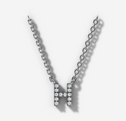 Custom Initial Diamond Necklace | Jewelverra