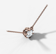 0.30 ct Round Diamond Floating Necklace