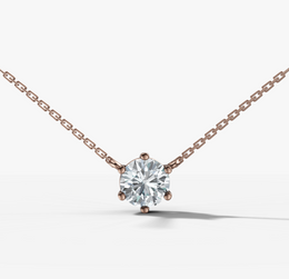 0.50ct Round Diamond Floating Necklace