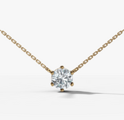 0.50ct Round Diamond Floating Necklace