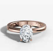 1.01ct Oval Diamond Solitaire Ring | Jewelverra
